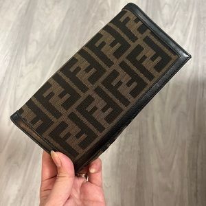 Fendi Trifold Wallet in Zucca Print